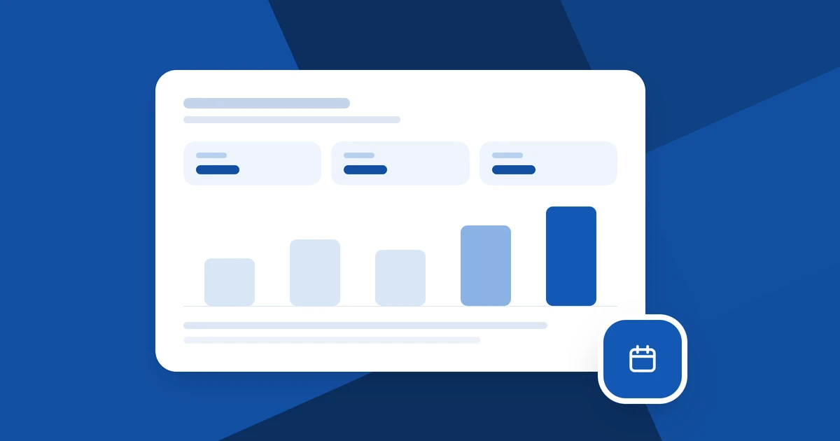 A monthly social media report marked with the one decision it led to